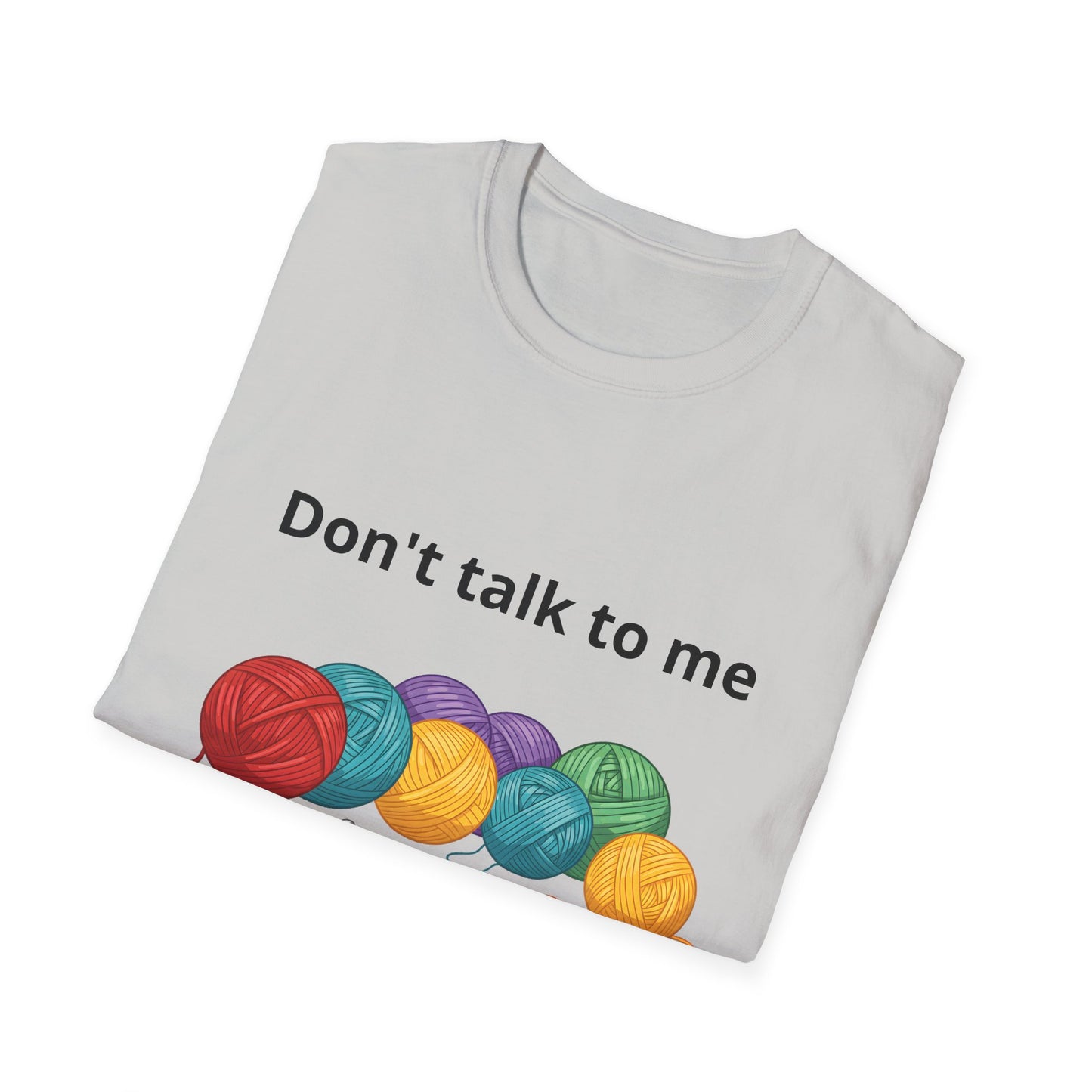 Don't Talk To Me I'm Counting Crotchet T-Shirt - Perfect for Crocheters